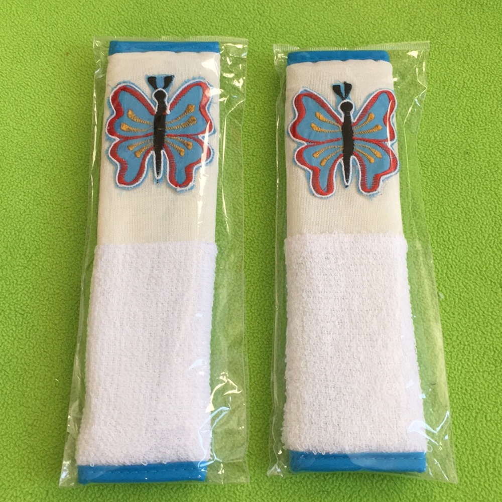 Blue Butterfly Refrigerator Handle Cover